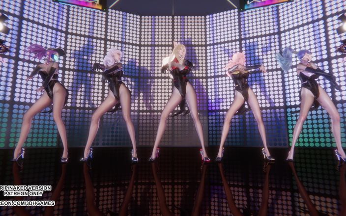 3D-Hentai Games: [mmd] Kara - 단계 (5p) 아리 세라핀 아칼리 카이사 에블린 Kpop 댄스 리그 오브 레전드 헨타이