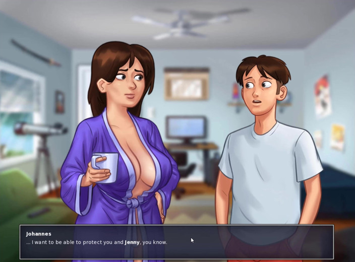 Johannes Gaming: Summertime Saga - เรียนพิเศษช่วยให้นมใหญ่สวยเด้ง