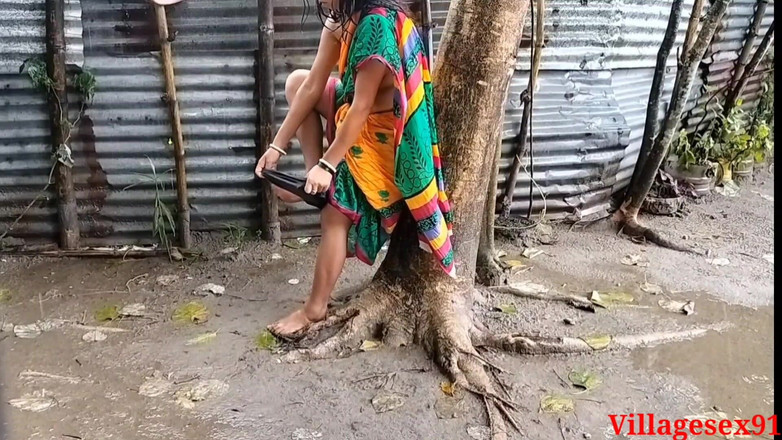 Villagesex91: 德西印度村户外楚代