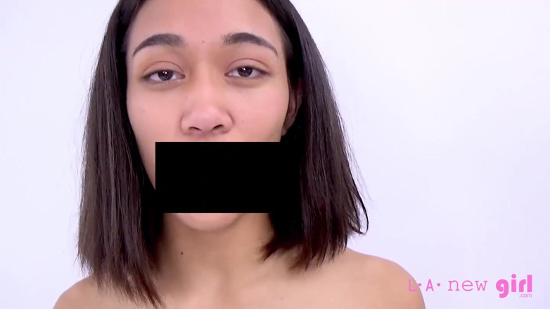 L.A. New Girl: Cue teen licks photographer's asshole and swallows his cum
