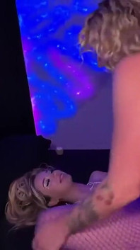 Dirty Blondes Share Cock in Their Tight Pussys