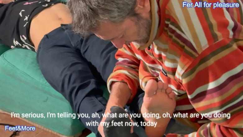 Fer All for pleasure: Fer Gives Pleasure to Tatto Boy Worship Feet