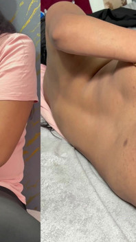 Il letto condiviso con la sorellastra musulmana di notte è andato storto