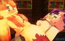VideoGamesR34: Rock Paper Scissor! Minecraft Lesbian Porn Animation