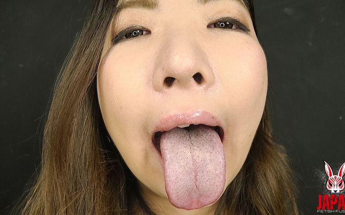 Japan Fetish Fusion: POV!! Osservazione della lingua e feticcio della saliva - Tsubasa ichimiya