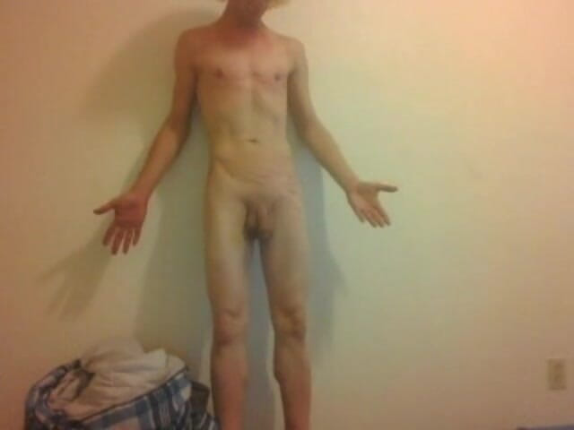 LilTaste: BDSM Naked Transgirl After Caning 40+ Times on Butt &amp; Groin W/wood...