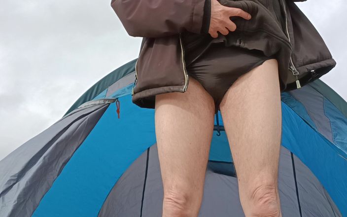 Rockardglans: Două încărcături de spermă în public la plajă, expunere, masturbare, handsfree spermă -...
