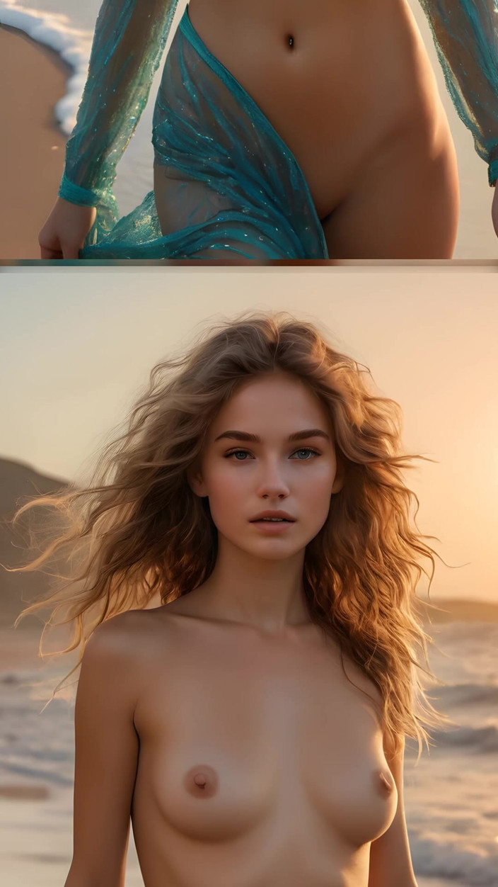 LustRender: 아름다운 젊은 여성의 고품질 예술 누드 초상화 25 - 파인 아트 시리즈