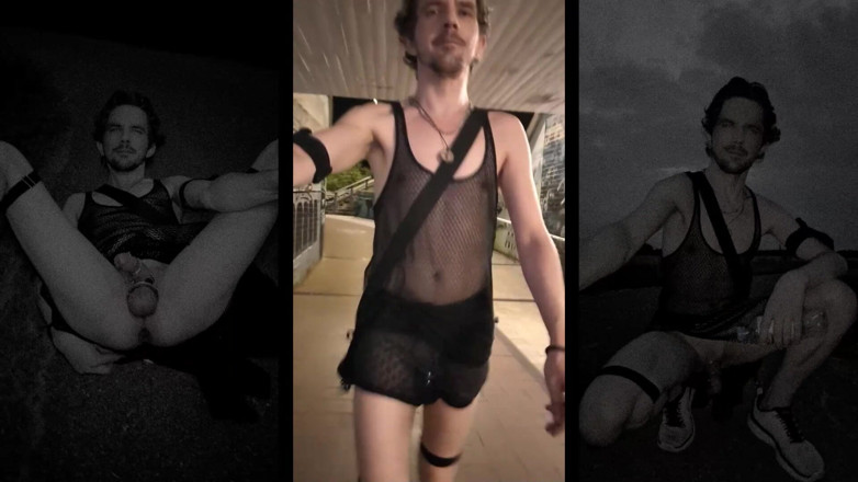 kinkygaynudist: Tajemství noci: Časné ranní honění na poli Načrtnutí (gladiátor část 1)