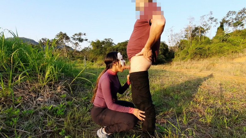 Novinha Insaciavel: 나는 내가 빨리 와서 숲에서 후장을주는 것이 너무 좋은 것 같아요