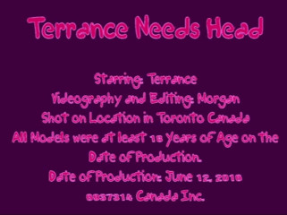 The Great Canadian Male: Terrence needs head