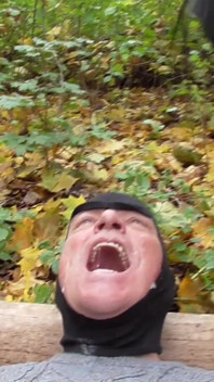 Slave Quasimodo Spitting Outdoor by German Proll Doms