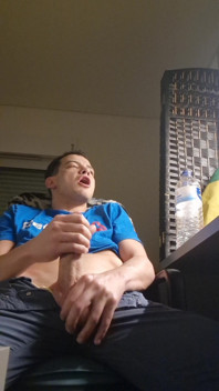 Myslela jsem na tebe, hluboký mužský orgasmus