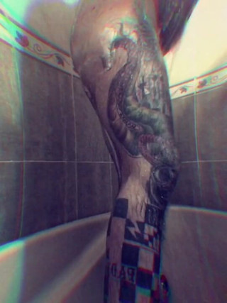 Phillholes: In the shower dildo