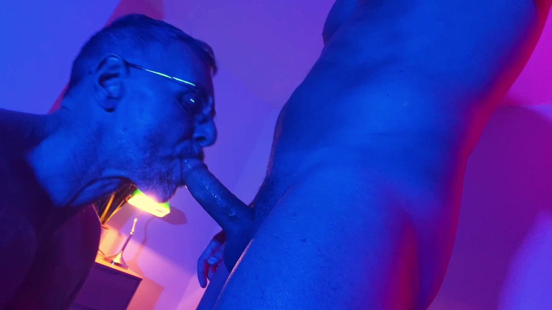 The Top Next Door: Fucking a Silver Stepdaddy in Sexy Lighting