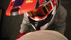 Sneakersmax98: Gearhead in Mxhelmet Sucking Dick