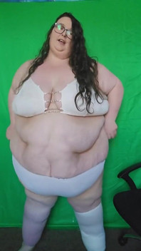 SSBBW Goddess White Panty Try on