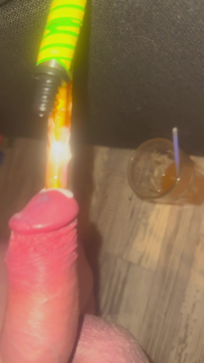 No limit cbt slave: Товста ручка розтягує Уруретру