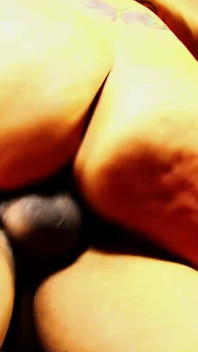 Syren De Mer anseia por pau preto grande quando seu marido sai de casa