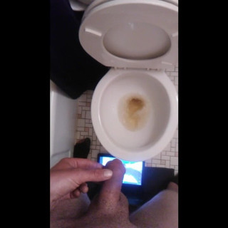 LilTaste: POV Transgirl Pissing on Herself and Camera; Double Angles