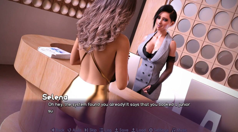 XXX Games Bunk - Trans: Sky Resort - Delphi &amp; Jessy- Gameplay - Roleplay - Deepthroat Fuck