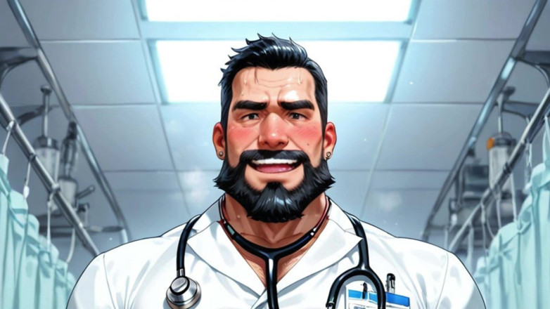 Trans-Men FTM Hentai: 에로 달력을 위해 사진 촬영을 하는 Ftm Fat와 임신한 걸레. 애니메이션 헨타이 포르노.