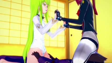 Wraith ward: CC dan Kallen berseronok dengan Lelouch : Parodi Geass Kod