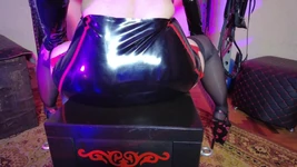 Eva Latex Femdom Solo Fetish BDSM Kink Mistress Gonzo Rubber Heels Hot Big Ass MILF