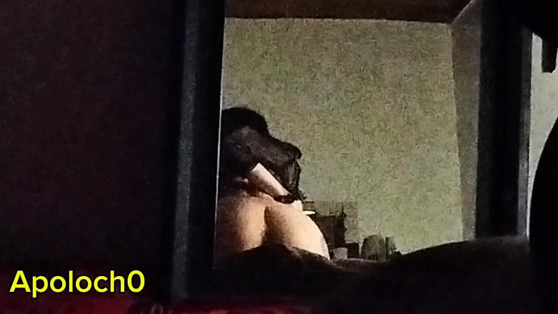 ApoloCho: Sexo Vista Por Espejo, El Reflejo De Su Culo Y...