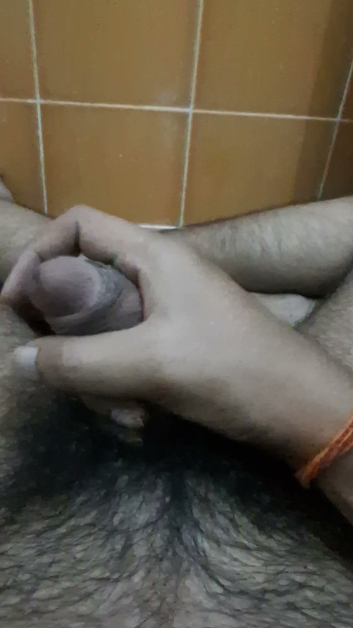 IndBoyCum: 2nd Time Cum in Bathroom