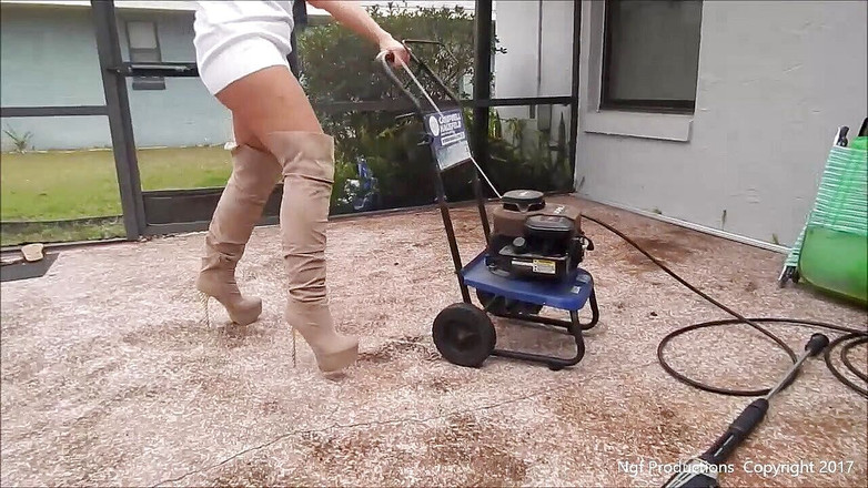 Nasty Girlfriends: Pull start misslyckande i klackar !!