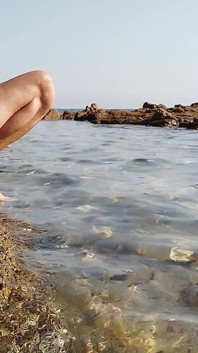 Seaside Wank on Sardegna