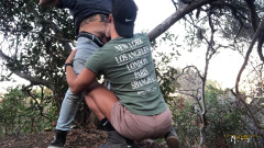 Let them watch: Juven Porfi raw futând fără prezervativ acțiune în aer liber! Curul...