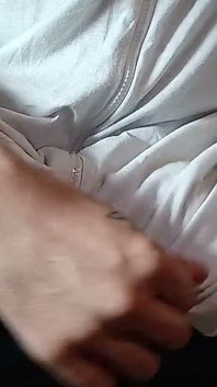 Huge Cock Peeking Out of Pants