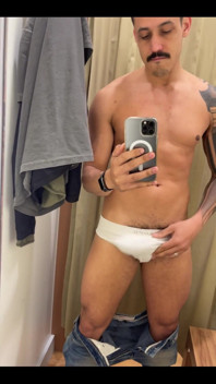 Jerking off in Fitting Room