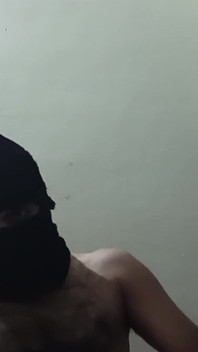 Solo Night Masturbation and Cumming on Stomach