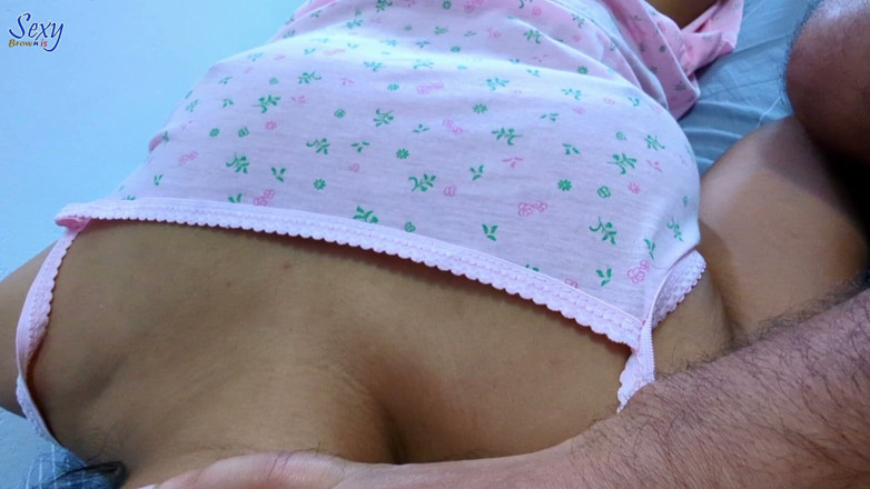 sexybrownis: Pink Nightie Mischief with My Step Brother - Step Bro, Step...