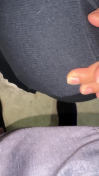 He Puts His Penis on Her Shoulder and She Grabs It.