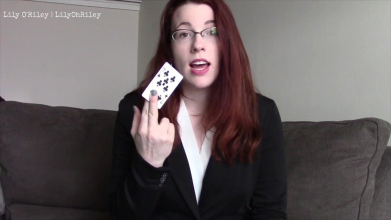 Lily O'Riley: Lady Luck 10 karciana gra masturbacja
