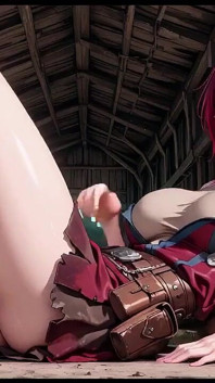Purple-haired Partner Whispers Secrets Nearby. It's Not Just a Break in Battle
