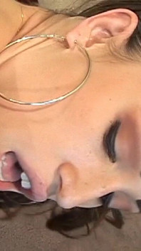 Teen Brunette Slut Fucked Hard on Floor
