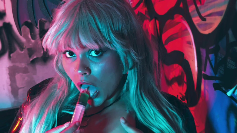 Cutiepiie Chubby: Morrigan &amp; the Substance - Latex, punčocháče Nádivka a chodidlo