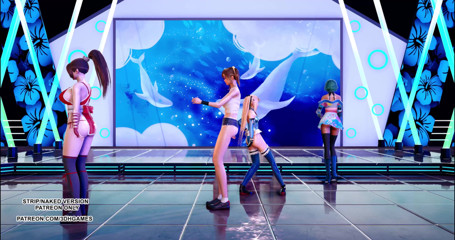 3D-Hentai Games: 랄랄 핫 댄스 DOA Mai Shiranui Marie Rose Misaki 타마키