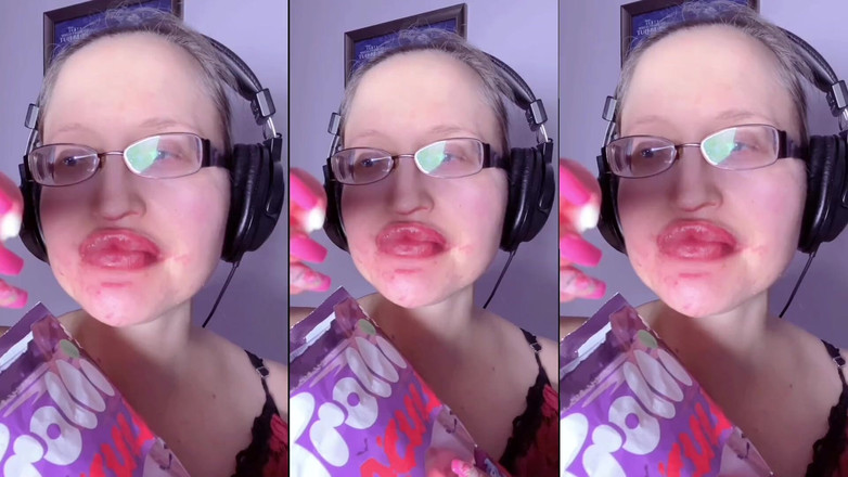 FinDom Goaldigger: Asmr Teeth Candy Eating - Asmr, Okulary do oczu, Gianess, Szminka,...