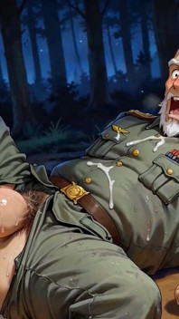 První sex s velkým čůrákem s dědou