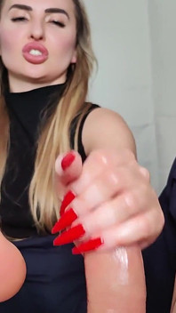 Cinta de Footjob POV - Fantasías de aceite