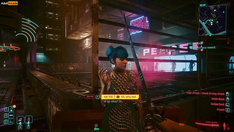 LewdArcade: Cyberpunk 2077 Denny &amp;Cheri Nowlin Scene fierbinți Mod Joytoy Scene Collection