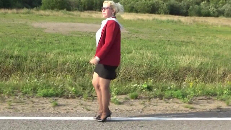 Nylon-Heels: Business style - sexy lady (full version)