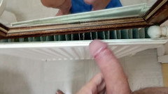 Rockardglans: Intimní vnitřní sezení, tři dávky spermatu z velkého neoholeného ptáka -...