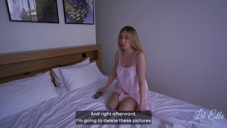 Lil_Elle: Creampie Acidental Na Irmã Postiça Durante Esfregação Pervertida De Buceta -...